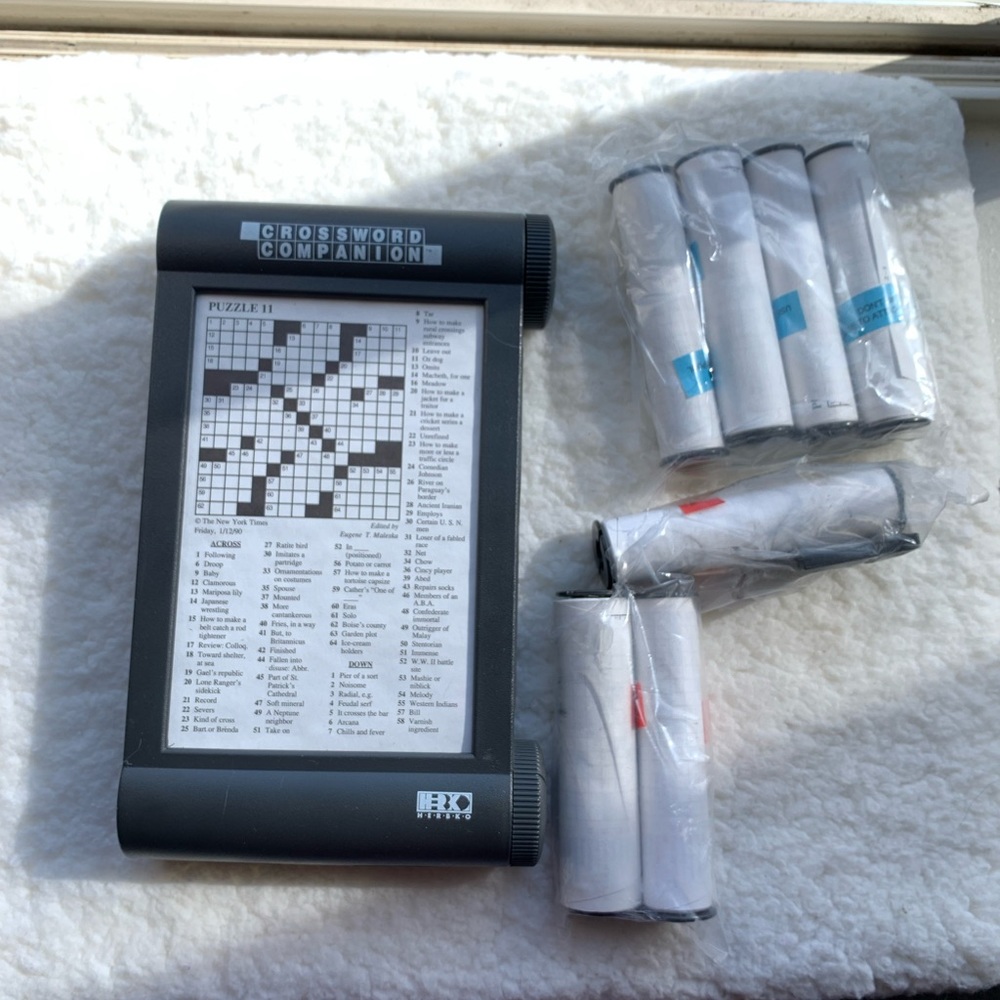 Vintage Crossword companion game